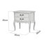 Anza 60cm W Solid Wood Bedside Table