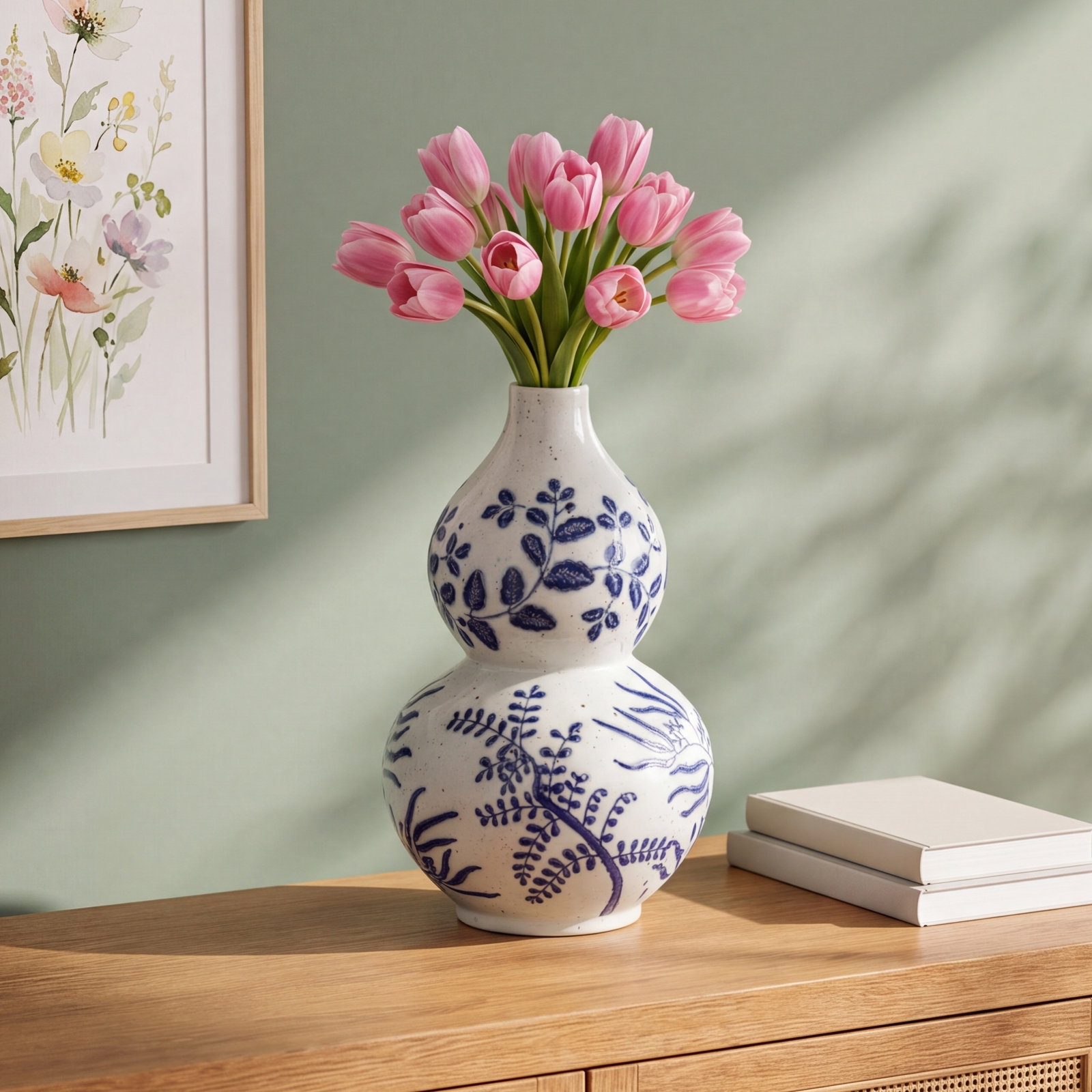 Beau 15'' Stoneware Table Vase