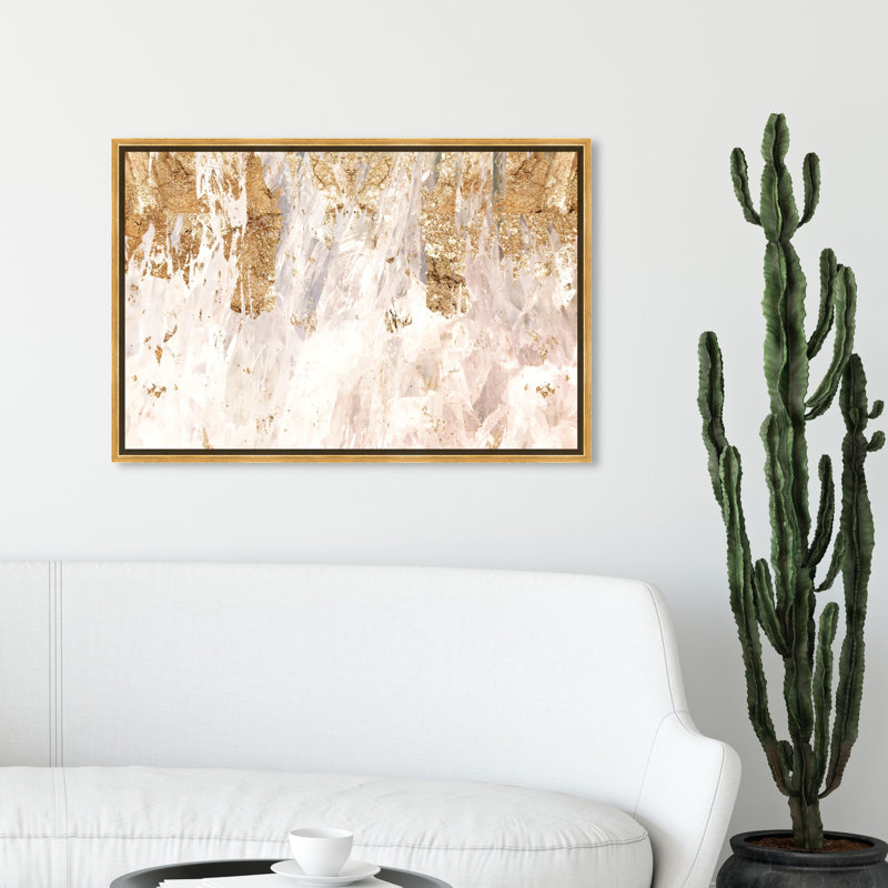 Lumière d’étoile-impression d’art graphique sur toile, H 20 po x l 30 po, Or