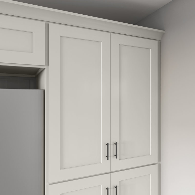 Armoire de cuisine en bois massif prête à assembler, 30", 30", Crème Shaker