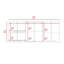 Superior 150 Wall Cabinet With Glass, Four Interior Shelves, Two Double Door -White