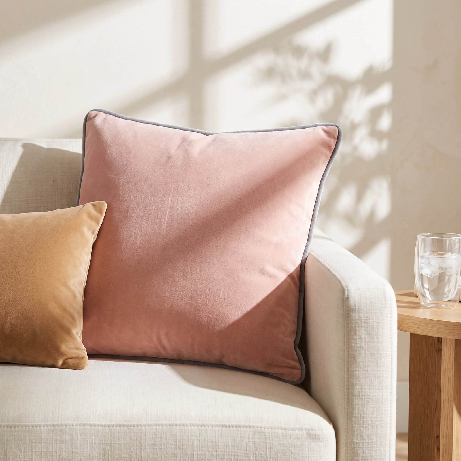 Brixen 18" x 18" Cotton Pillow Cover, Pillow Cover Only - No Insert