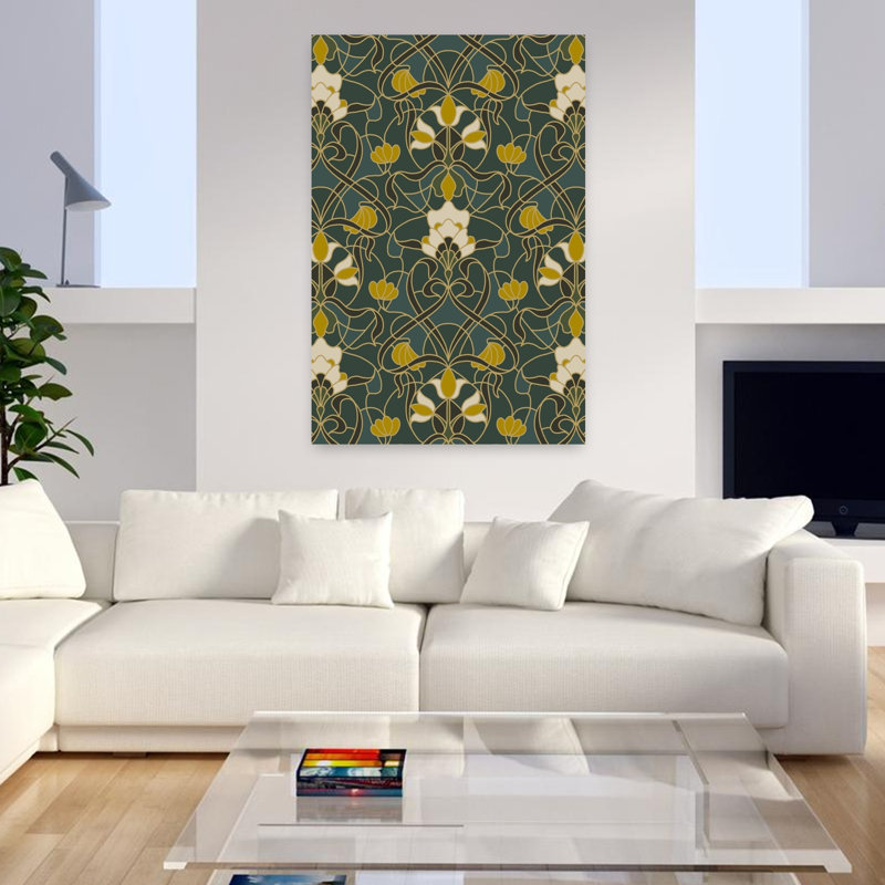 Art floral élégant, H 48 po x l 32 po