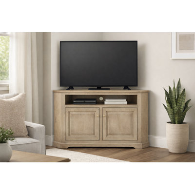 Inouye Unfinished Corner TV Stand for TVs up to 65"
