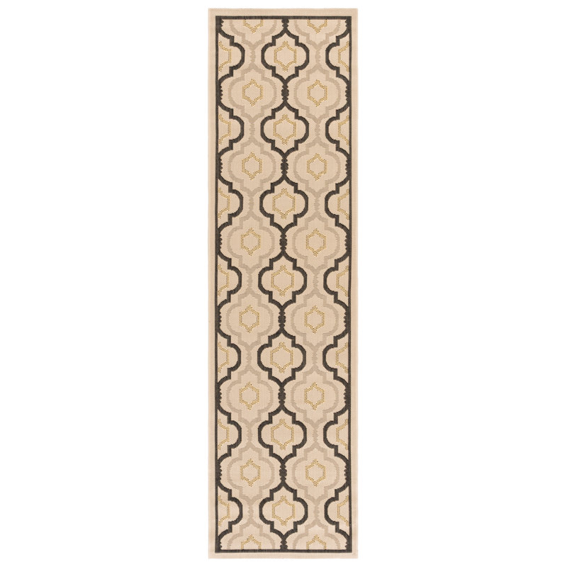 Herefordshire Performance Geometric Indoor/Outdoor Area Rug, Runner 2'3" x 8'