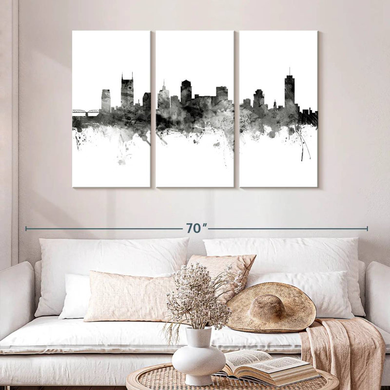 Sébbie, Nashville, Tennessee, horizon huit, H 32 po x l 50 po