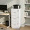 Classeur en bois 3 tiroirs avec serrure 38,58 "H