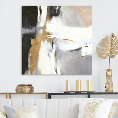Glam Abstract Wall Decor on Metal