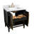 Ewen 31" W Single Bathroom Vanity with Carrara Marble Top-998937824-998937825-998937830