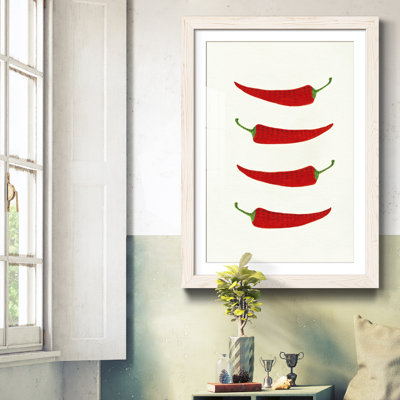 " Hot Peppers " Painting Print