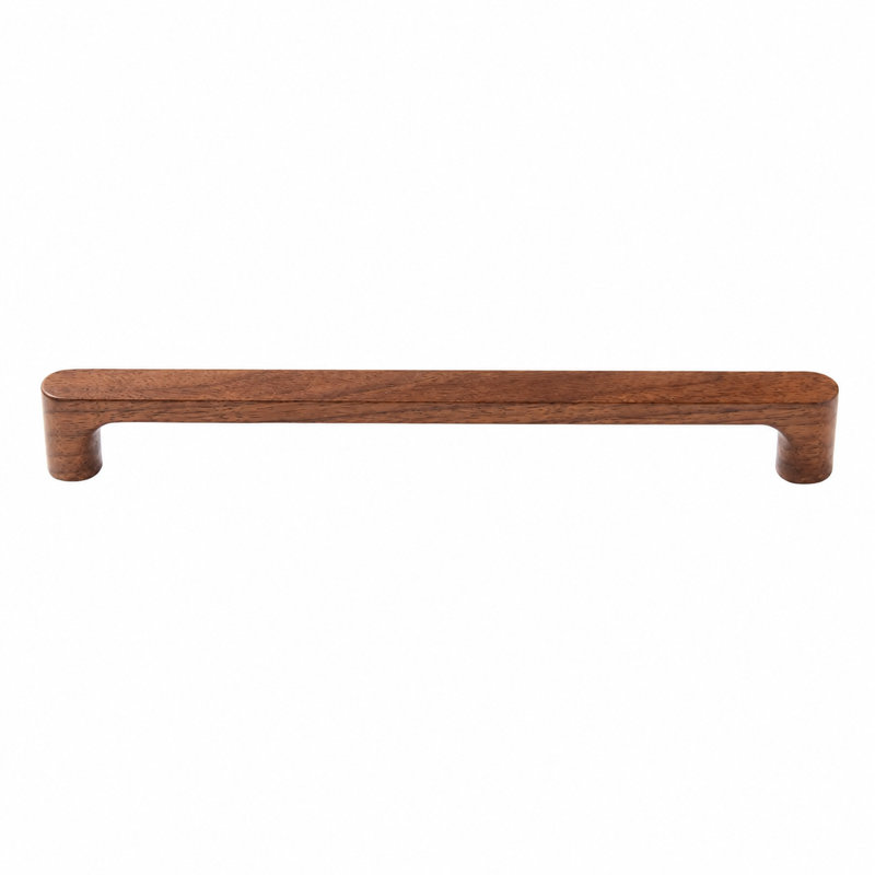 Solid Wood Handle Pull, 8.82", Walnut