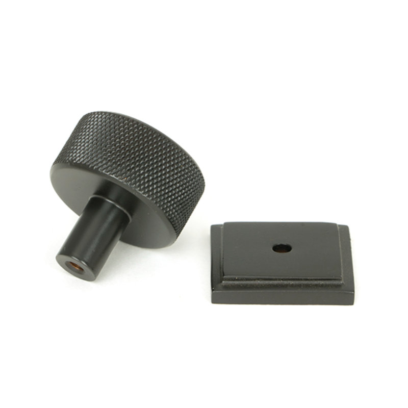32mm Square Knob, Aged Bronze