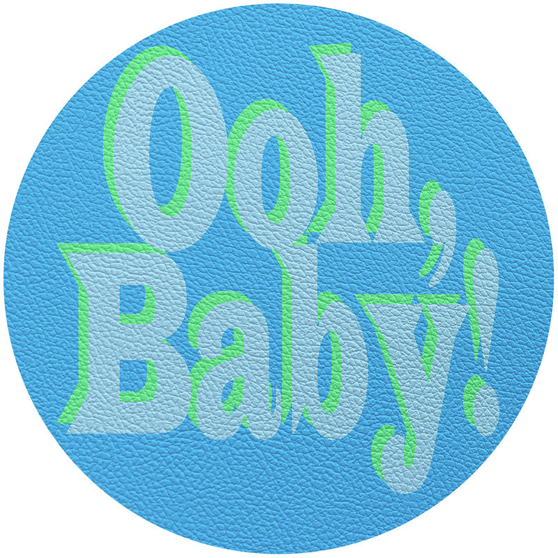 Napperon Ooh Baby, Bleu / Vert