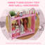 AIYAPLAY Kids Clothes Rail, Kids Wardrobe with Mirror, for Girls, Pink