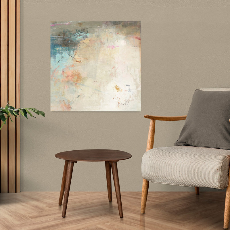 Art contemporain abstrait à marée basse, H 24 po x l 24 po