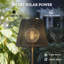 Black Low Voltage Battery Powered Metal Bollard Light