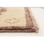 Tapis intérieur en laine dorée 2 pi 8 po x 10 pi 1 po one-of-kind-noué la main ushak brun foncé Peshawar Oushak
