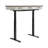 Isamu Adjustable Height Solid Wood Steel Writing Desk