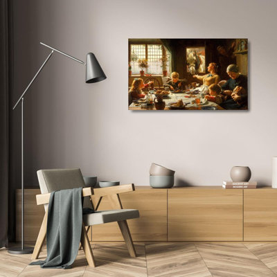 «One of the Family» par Frederick George Cotman - Art mural sur toile tendue avec châssis