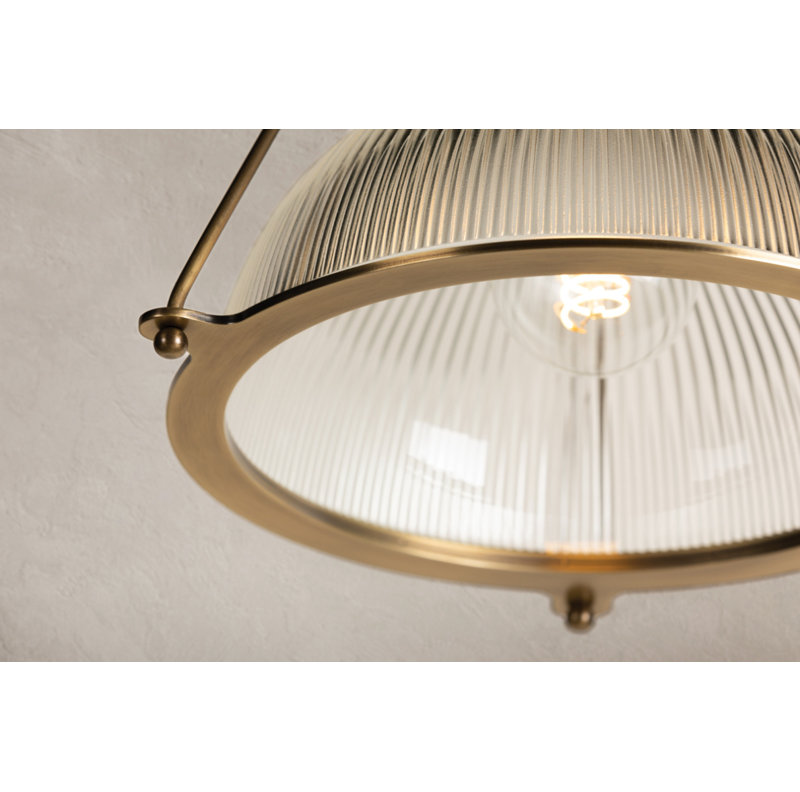 1 - Light Semi Flush Mount, 13" H x 17.75" W x 17.75" D