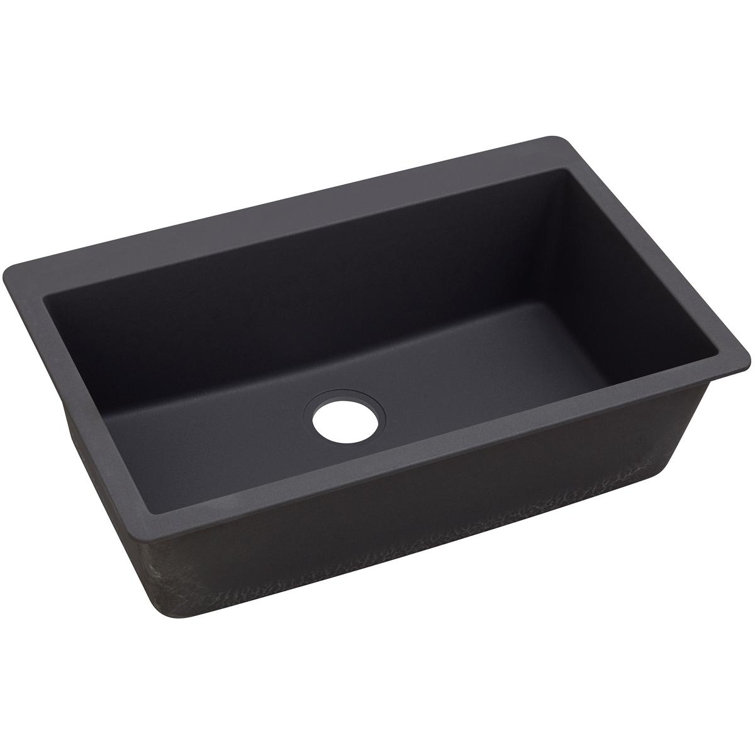 Quartz Luxe 33" L x 21" W Drop-in Kitchen Sink