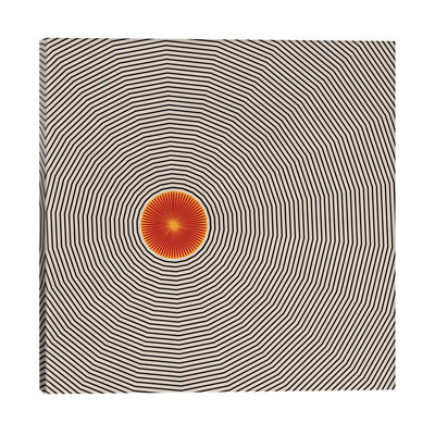 Modern Art- Sun Illusion - Wrapped Canvas Print