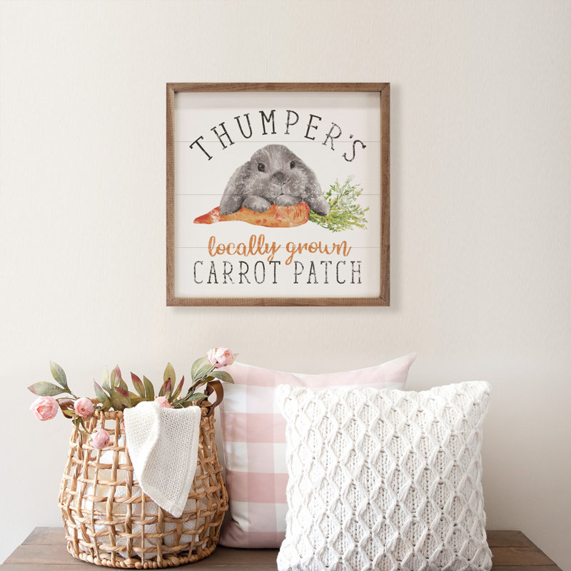 Carotte blanche Thumper's, H 12 po x l 12 po x P 1,5 po
