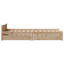 Solid Wood Storage Bed-695199889