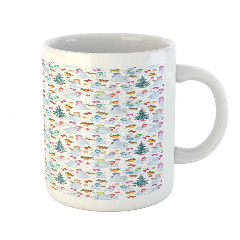Grande tasse à café xmas réveillon carol