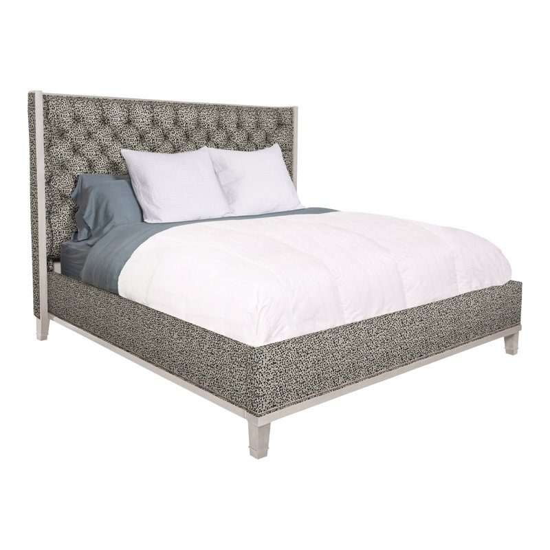 Michael Weiss Bed, Ian Pewter, Dove Gray, Queen