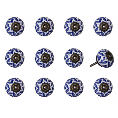 Kiester Handpainted 1 1/2" Diameter Round Knob Multipack