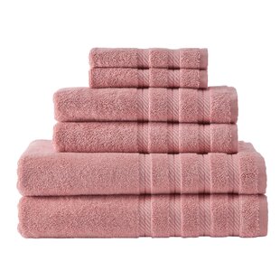 SUPERIOR Egyptian Cotton 6-Piece Towel Set, Bathroom Essentials, Towels for  Bathroom, Apartment, Airbnb, Guest Bath, Face, Hand, Bath Towels
