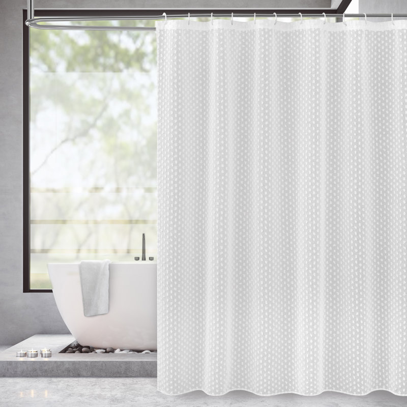 Hysell Shower Curtain, White