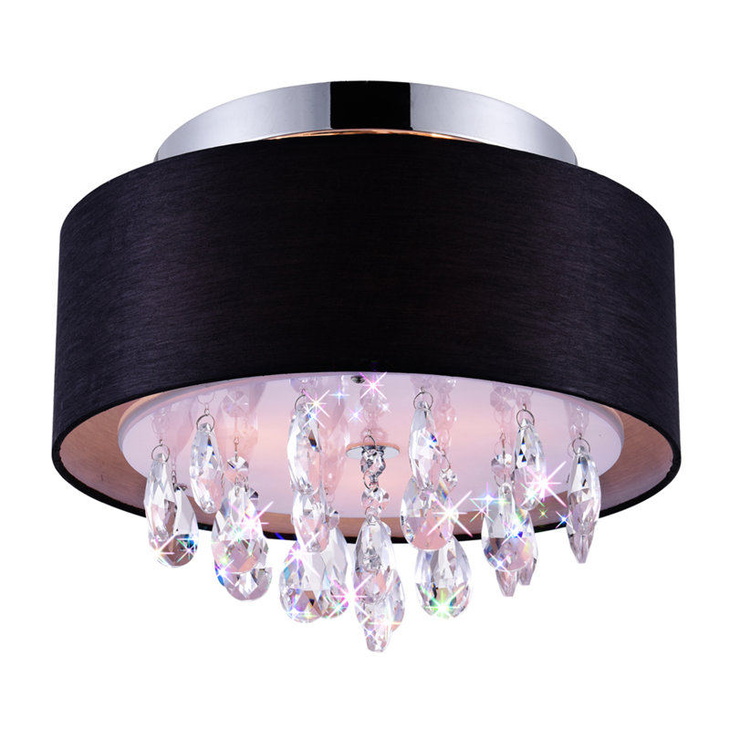 Plafonnier encastré 3 lumières Manuel, Noir