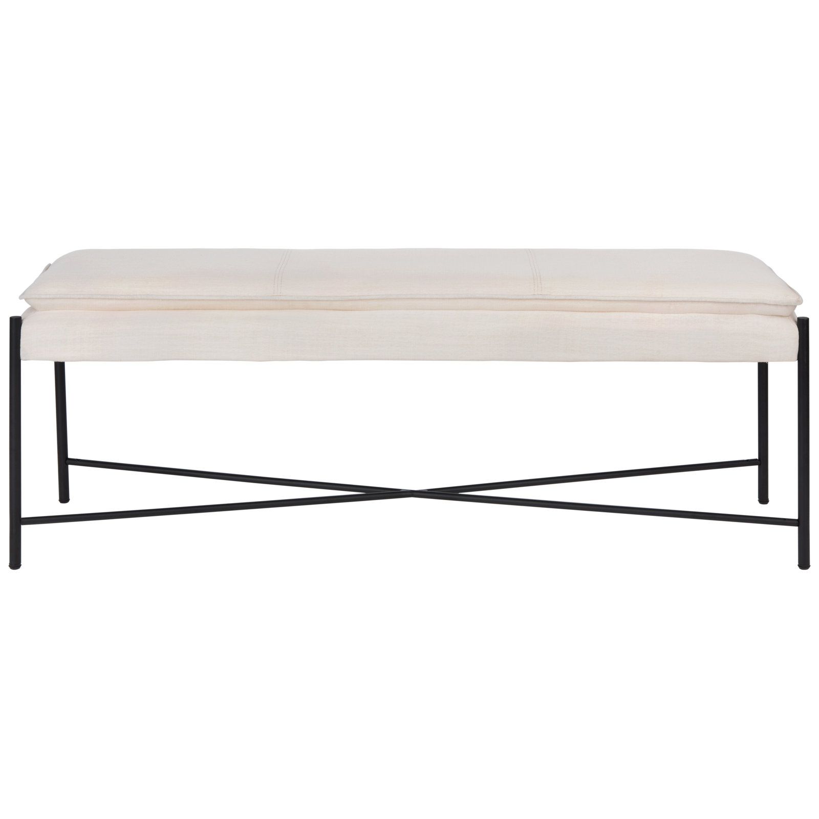 Braylon 50" Entryway Bench, Light Beige