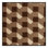 Machine Washable Checkered Brown Area Rug