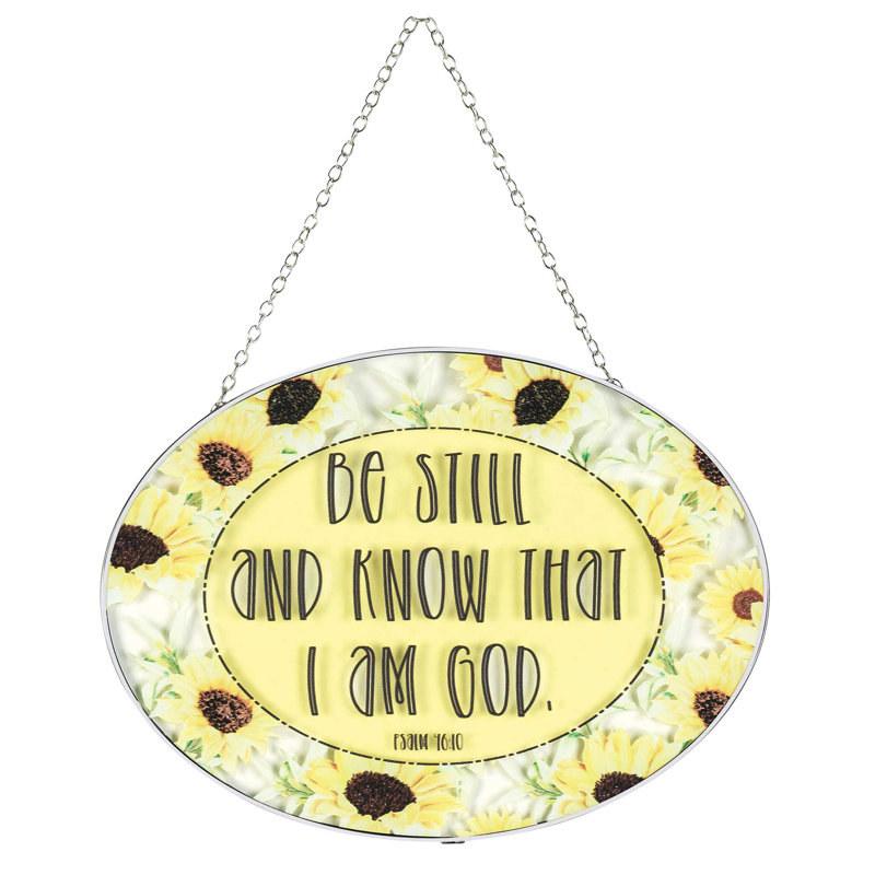 «Dontevious Be Still and Know Suncatcher»