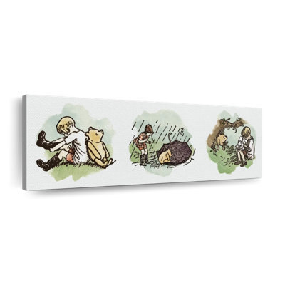 " Winnie The Pooh And Christopher Robin " by IvaCuddlyMural