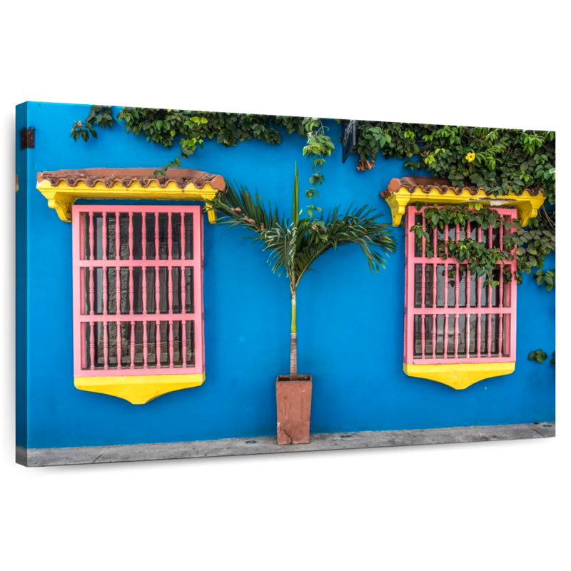 Lilie Pink Colonial Windows, 32" H x 48" W