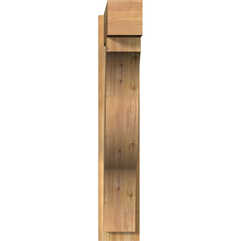Jeu de blocs Funston, Cèdre rouge de l'Ouest de 8 po (sciage brut), P 32 po x H 44 po