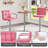 Branislava Swivel Upholstered Adjustable Height Counter Stool-526755146