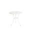Ensemble bistro 3 pièces pour patio - table et chaises en aluminium coulé blanc, antirouille, antirouille et balcon