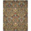 Tapis vert / multicolore en laine fait à la main Tansy-234419462