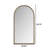 Iron Arch Retro Full Length Mirror With Supporting Feet, For Living Room, Bedroom (Gold)