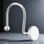 Crochets de rideau Anneaux de rideau de douche antirouille pour salle de bain Crochets de douche en métal pour tringle à rideau de douche Ensemble de 12 crochets de rideaux de douche décoratifs modernes