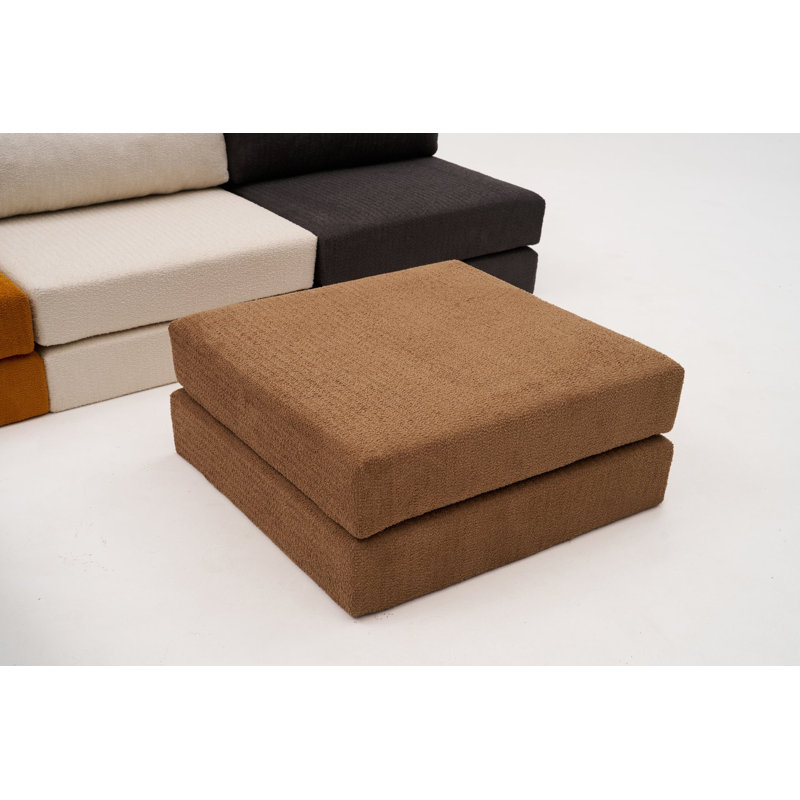 Pouf, Brun