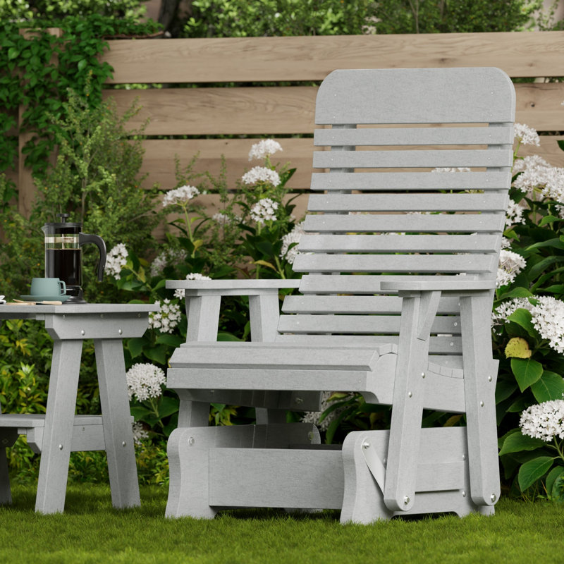 Fauteuil oscillant simple Signature, Gris clair