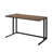 Walnut And Black Writing Desk With USB Port, Spacious Work Surface, And Open Base Design For Comfort And Convenience.-1260108329