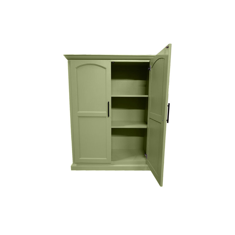 Garde-manger moderne avec portes arquées, Sauge d'été