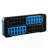 Aerobic Exercise Step Platform Height Adjustable Workout Stepper 4 Riser Blue-124869356